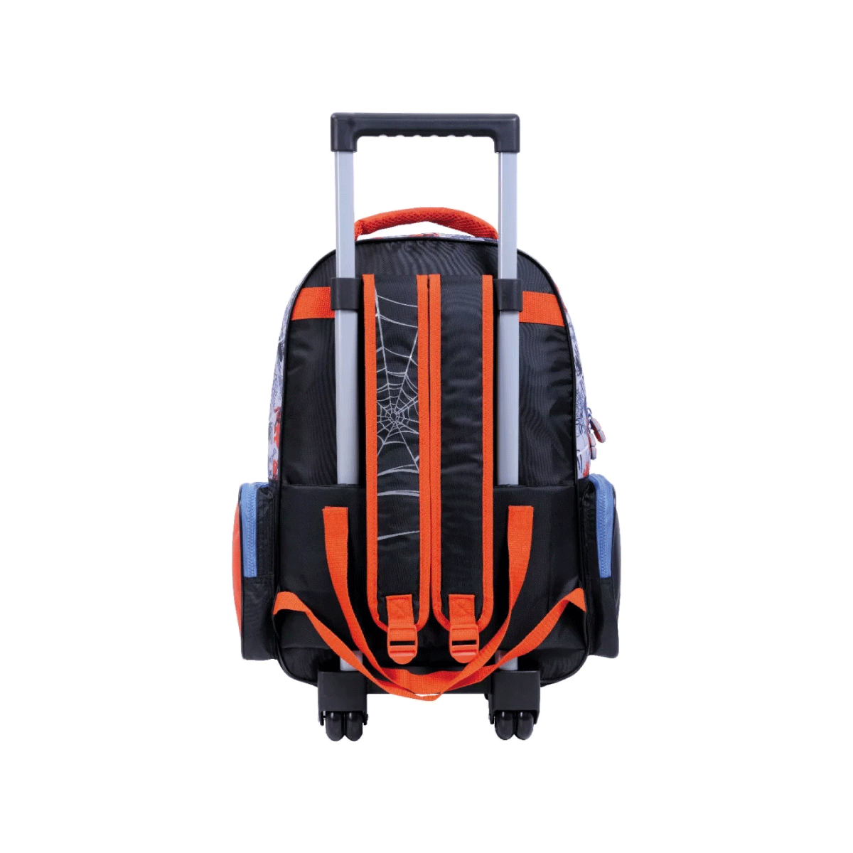 Mochila Spiderman Gray con Carrito 12