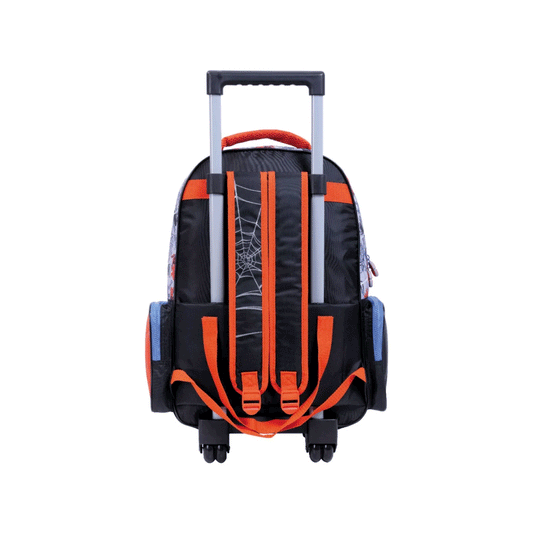 Mochila Spiderman Gray con Carrito 12