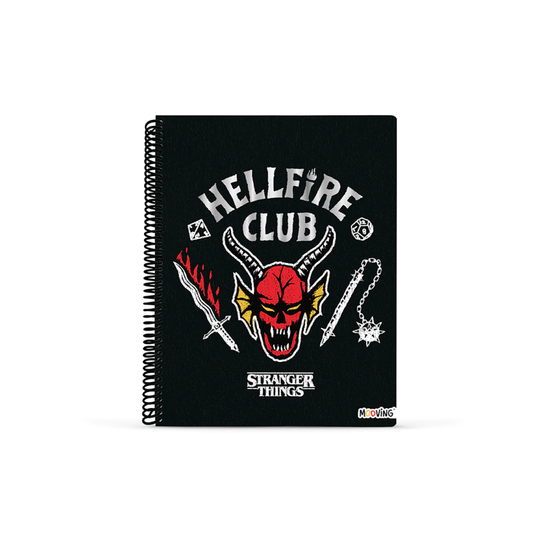 Cuaderno Universitario Rayado Stranger Things Mooving