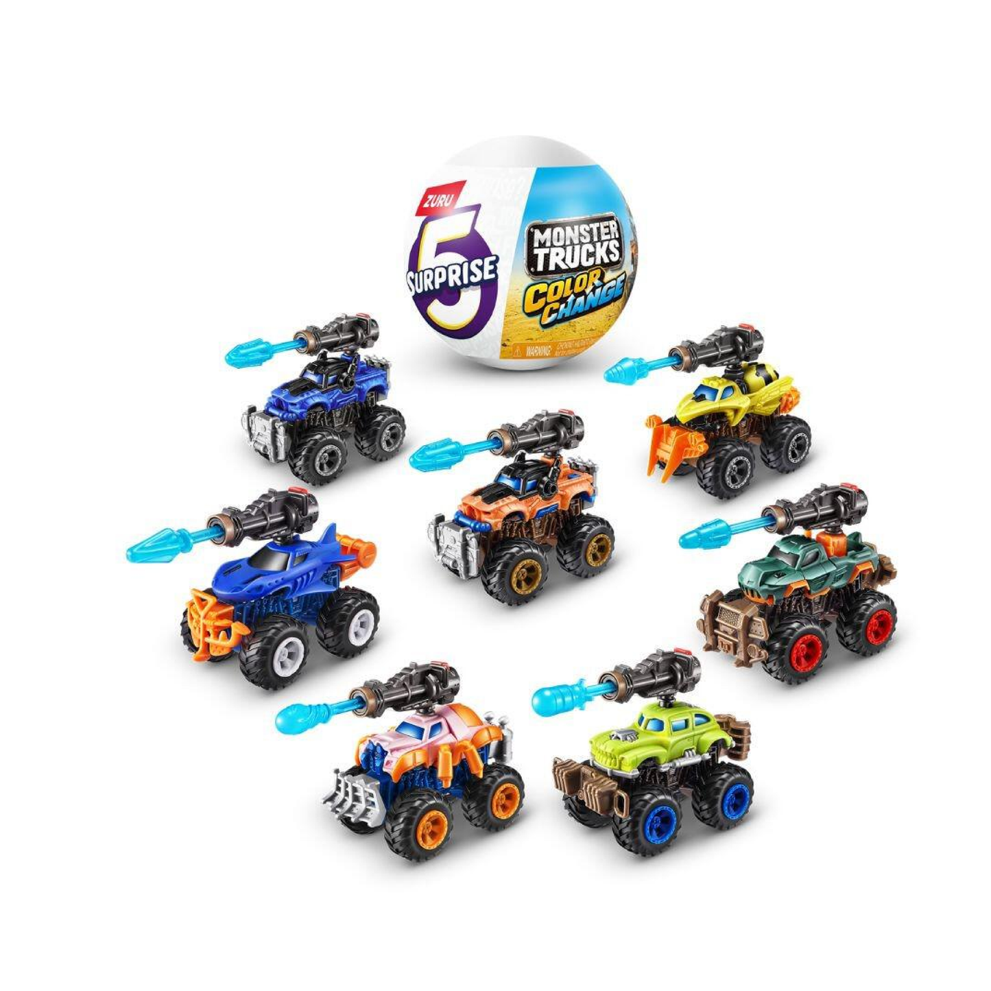 Juguete Con Coche Sorpresa 5 Surprise Monster Trucks Zuru