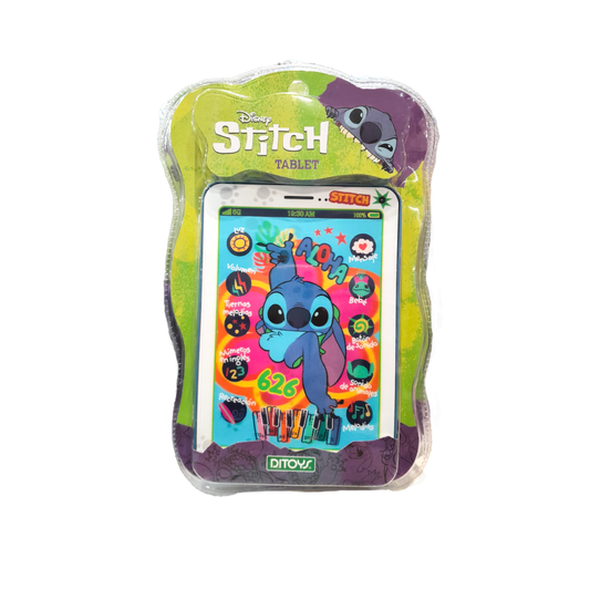 Tablet Interactiva Con Luces Y Sonido Stitch Ditoys