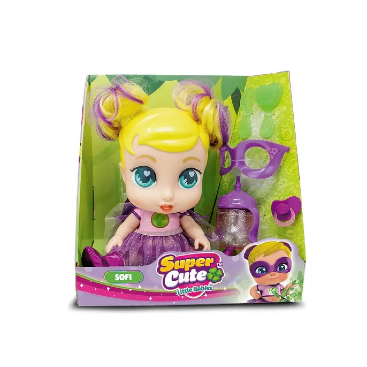 Muñeca Super Cute Little Babies Con Luz Y Sonido