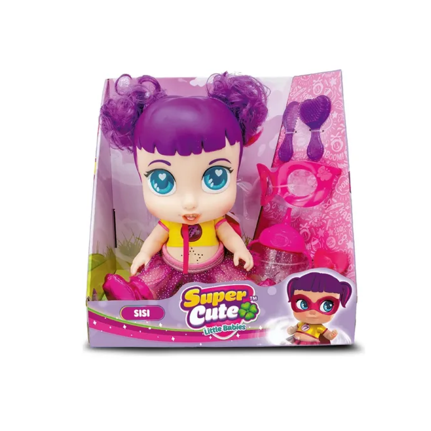 Muñeca Super Cute Little Babies Con Luz Y Sonido