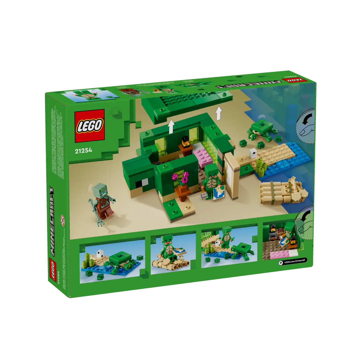 Lego Minecraft La Casa Tortuga De La Playa