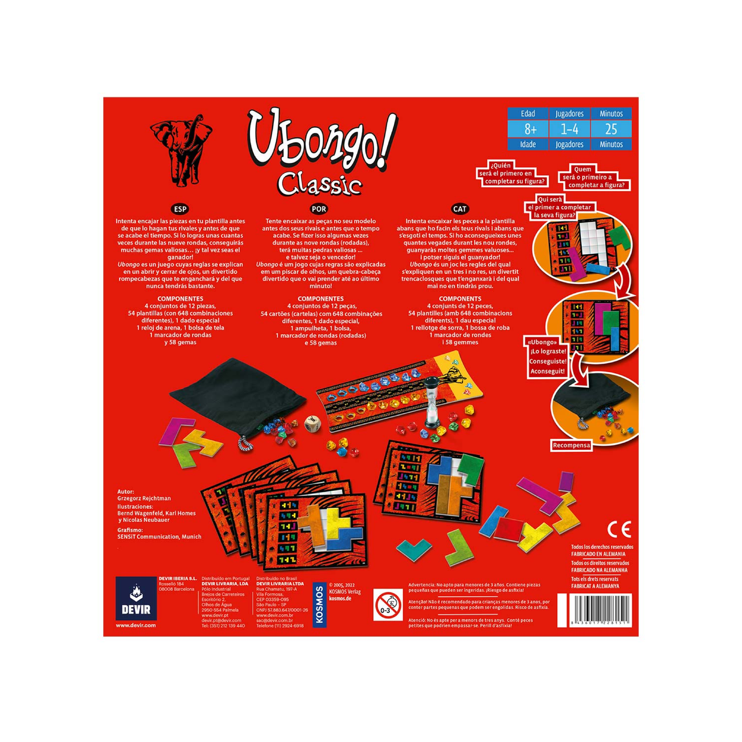 Juego De Mesa Ubongo Devir