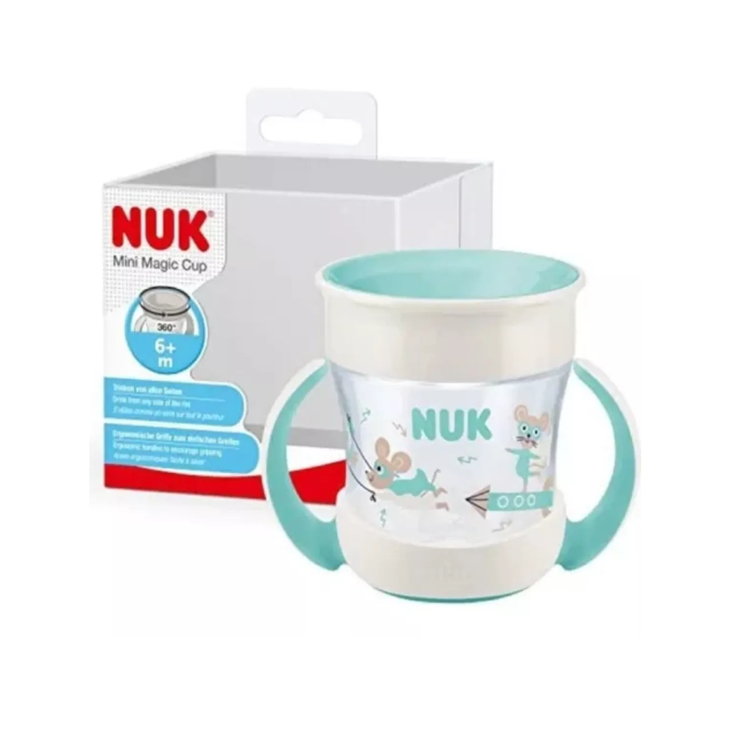 Vaso Mini Magic Cup Ratón Verde Nuk