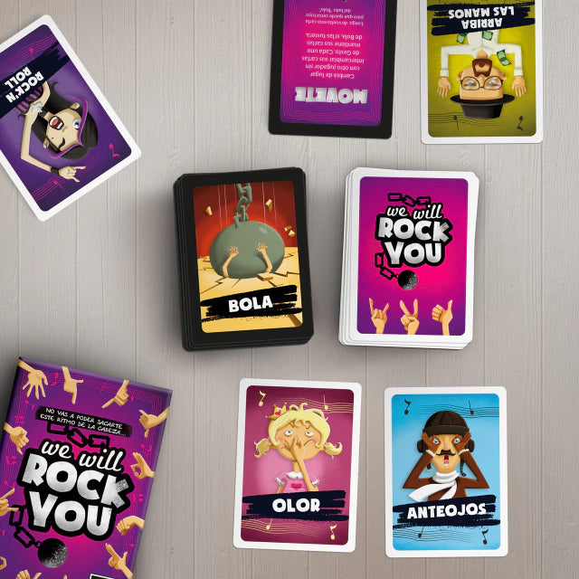 Juego De Cartas We Will Rock You Buro