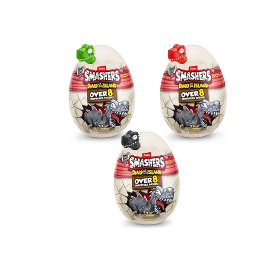 Juguete Huevo De Dinosaurio Con Sorpresas Smashers Zuru