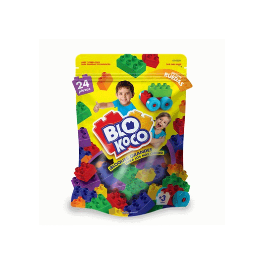 Bloques De Construcción Blokoco Doypack 24 Piezas Rasti