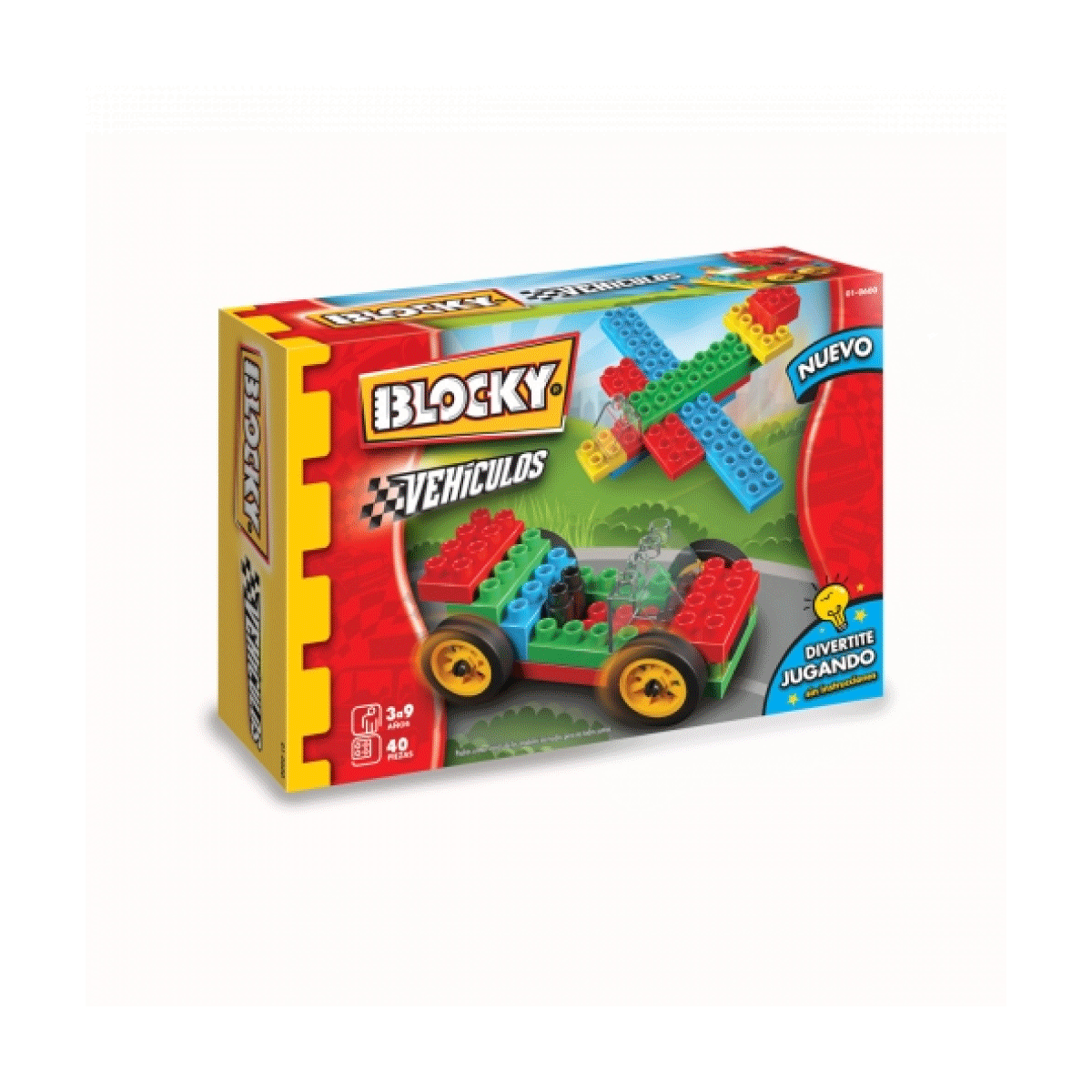 Blocky Vehiculos Nº 1 - 40 piezas