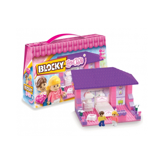 Blocky House Dormitorio - 80 Piezas
