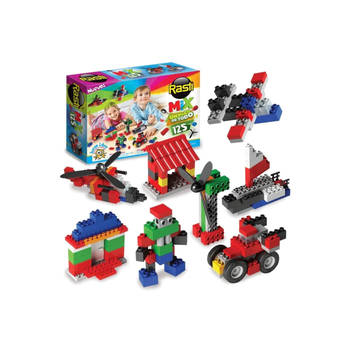 Rasti Mix Un Poco De Todo 125 Piezas