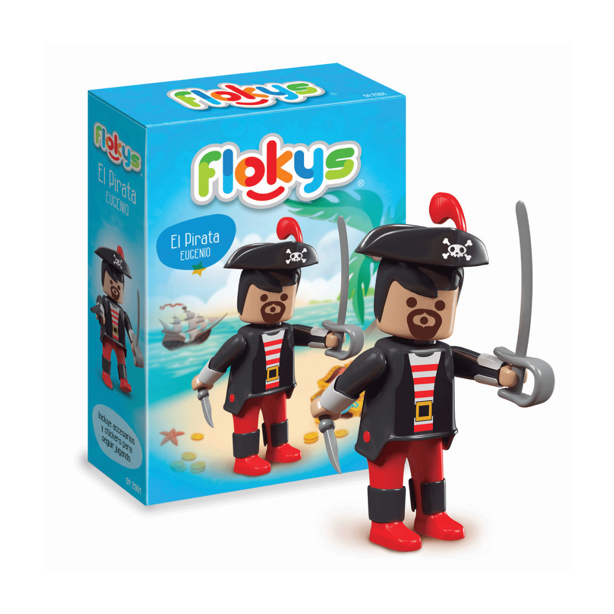 Muñeco Sheriff Flokys Cowboy Nene Articulado Accesorios