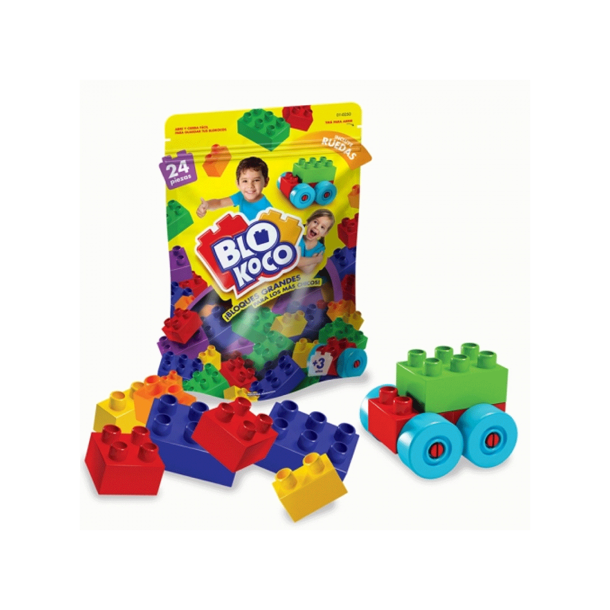 Bloques De Construcción Blokoco Doypack 24 Piezas Rasti