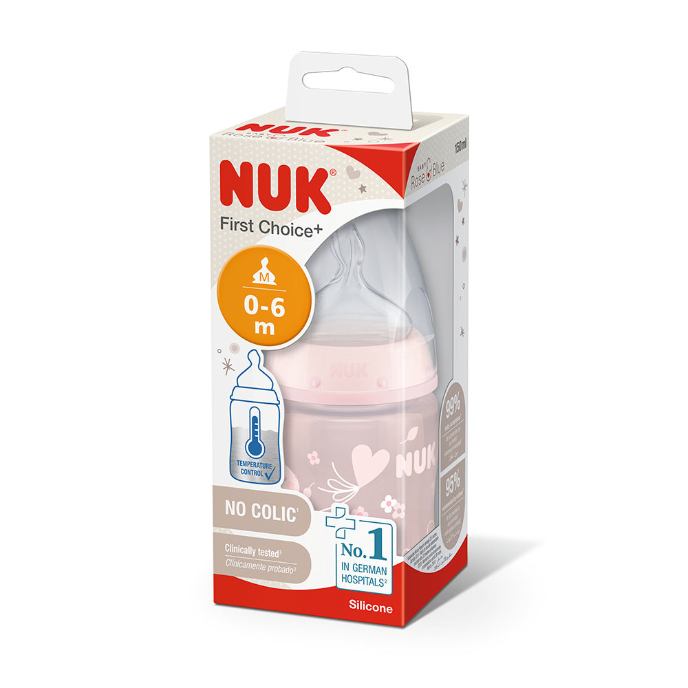 Mamadera FC+ con Control de Temperstura 150ML Rosa