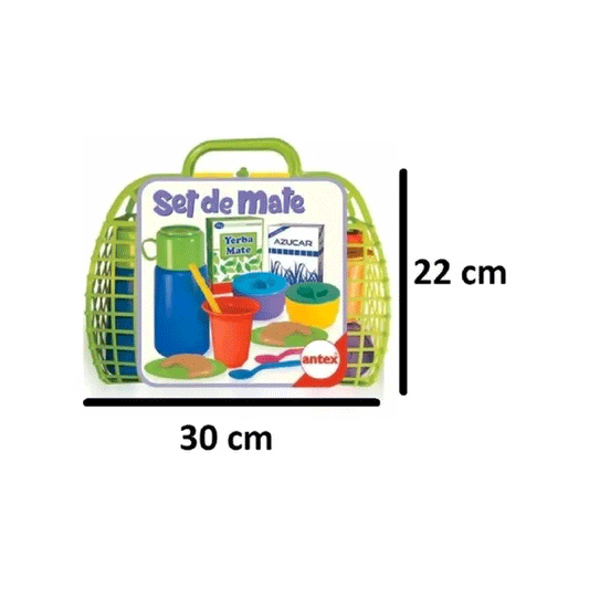Juguete De Cocina Canasta Set De Mate - Antex
