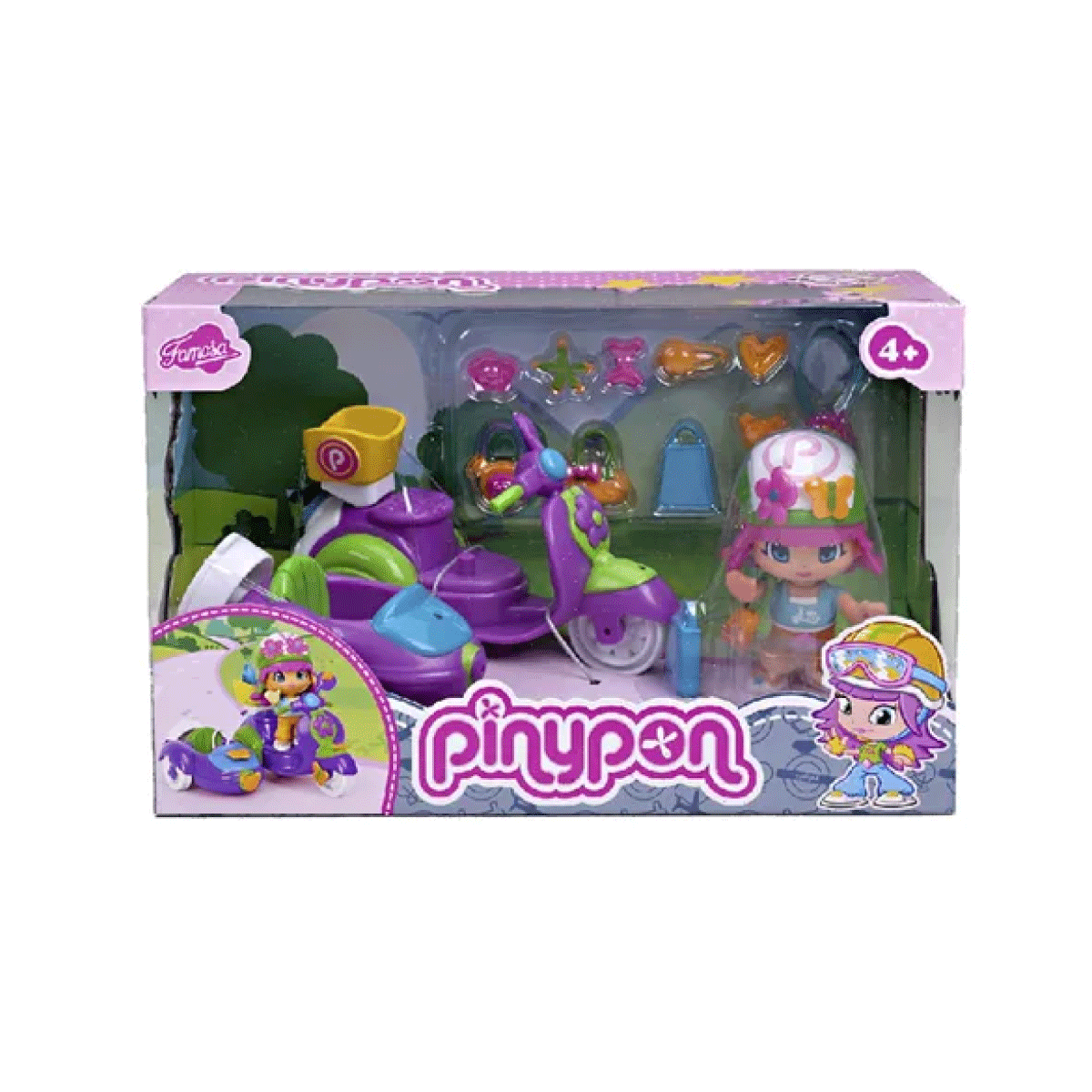 Pinypon Figura Y Vehiculo Con Accesorios