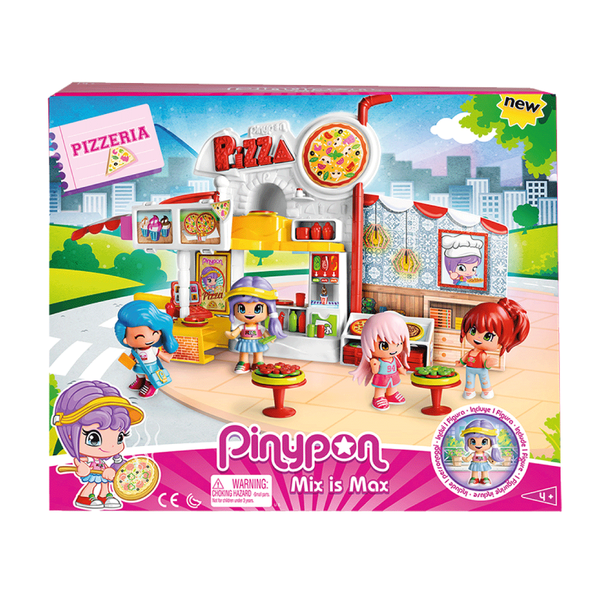 Pinypon Playset Pizzería con Accesorios