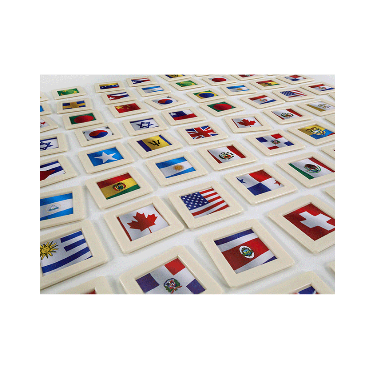 Juego de Mesa Memotest Banderas Ruibal