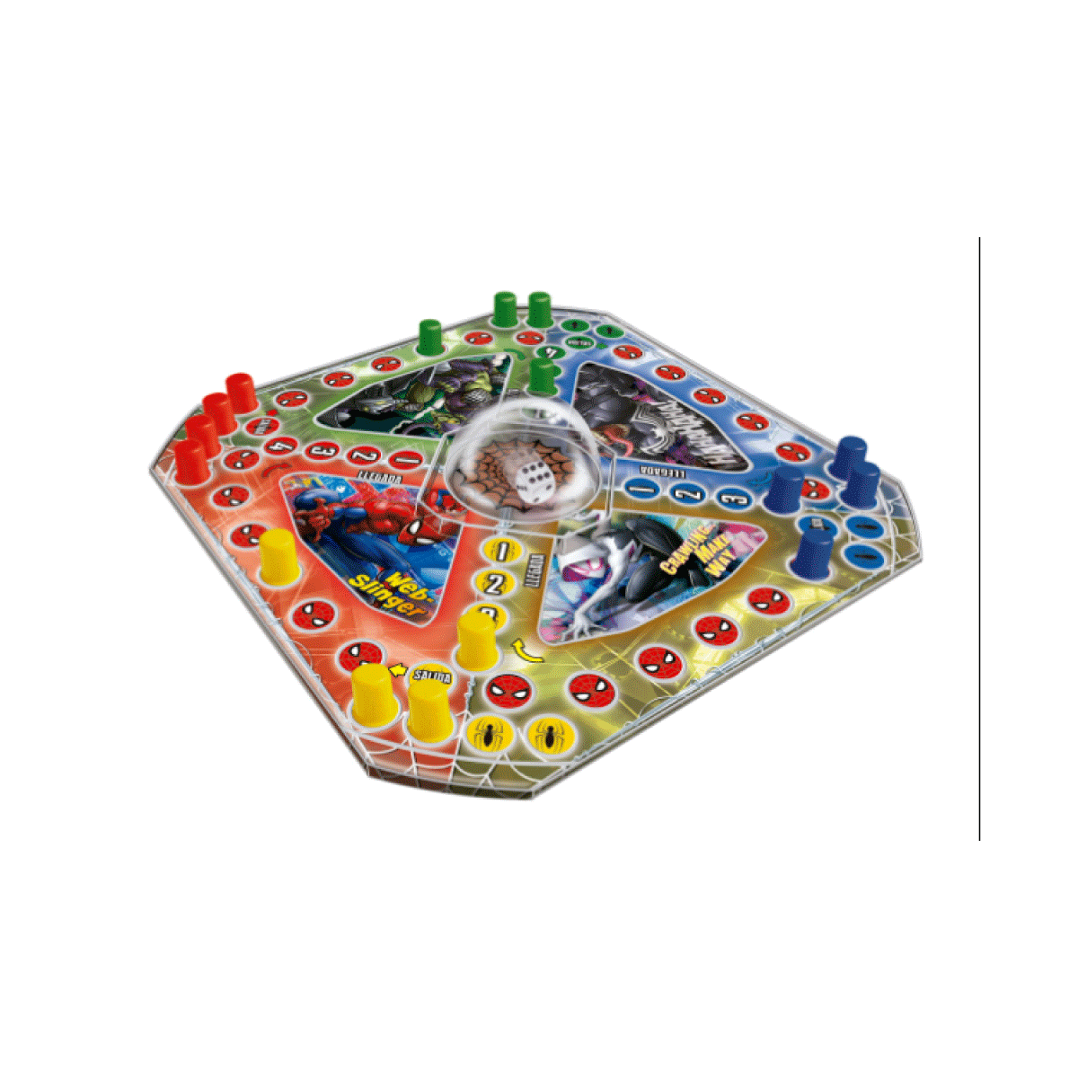Juego de Mesa Ludo Spiderman Ditoys
