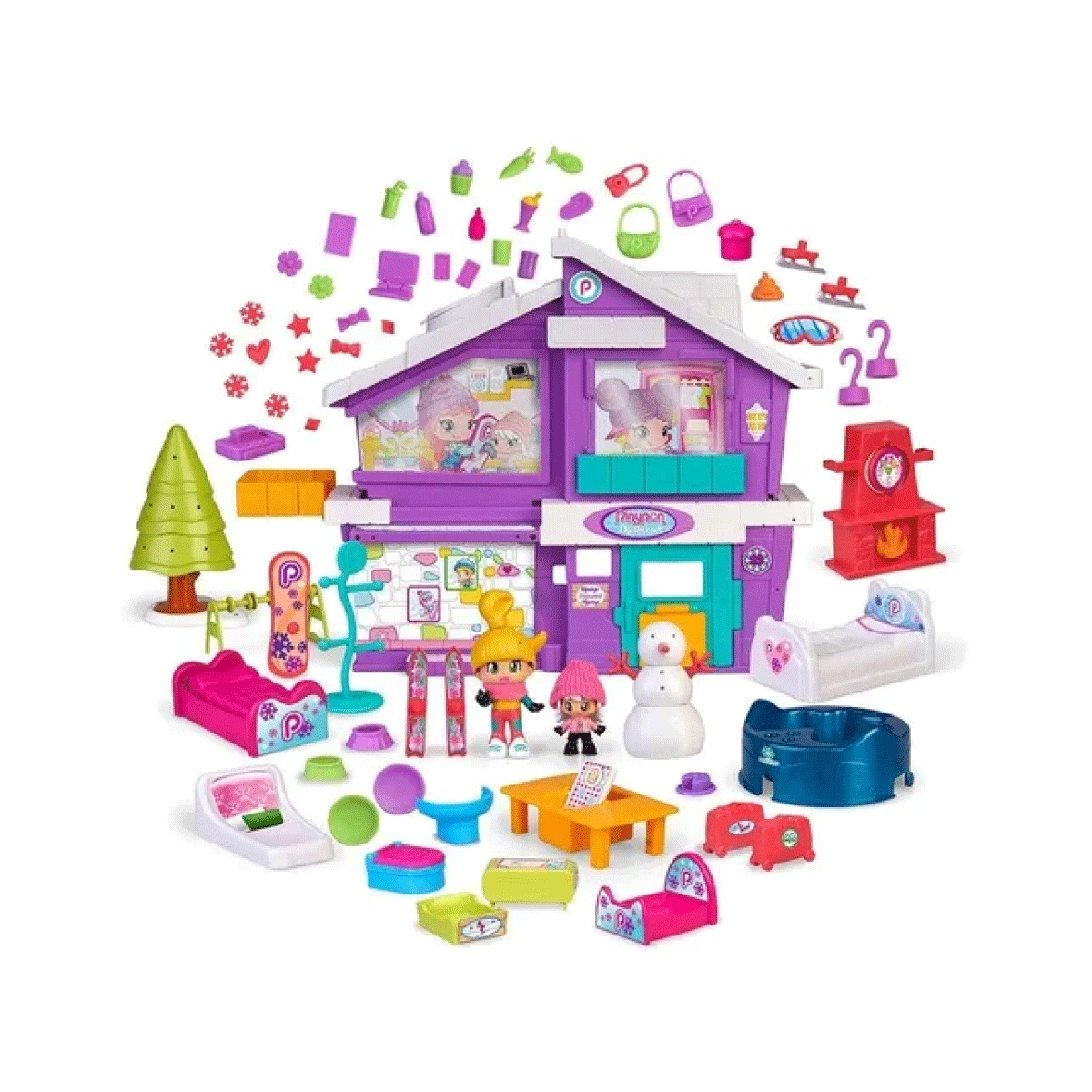 Pinypon Playset Hotel De Invierno Con Accesorios