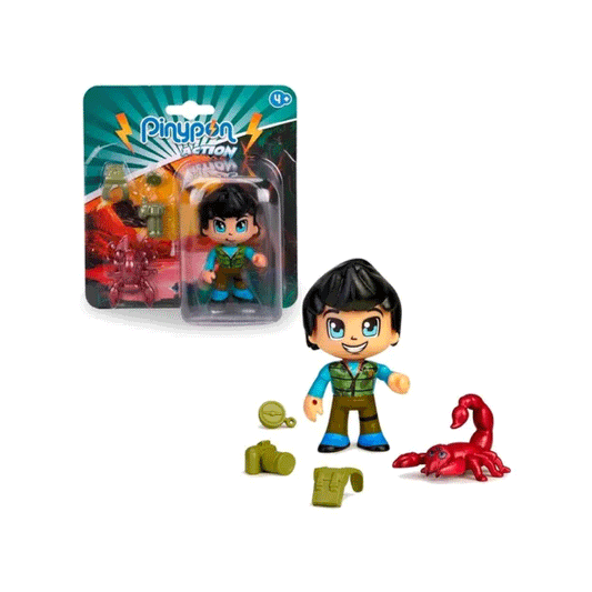 Pinypon Action Wild Figura + Animal Salvaje Y Acesorios
