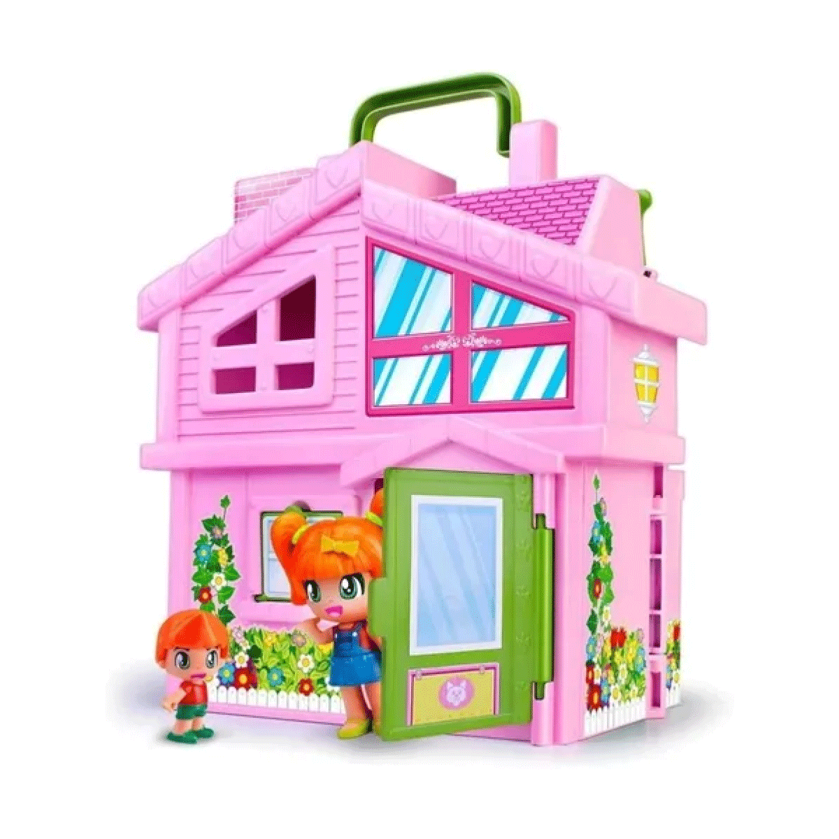 Pinypon Casa Rosa Maletin C/ 2 Figuras Y Accs Jeg