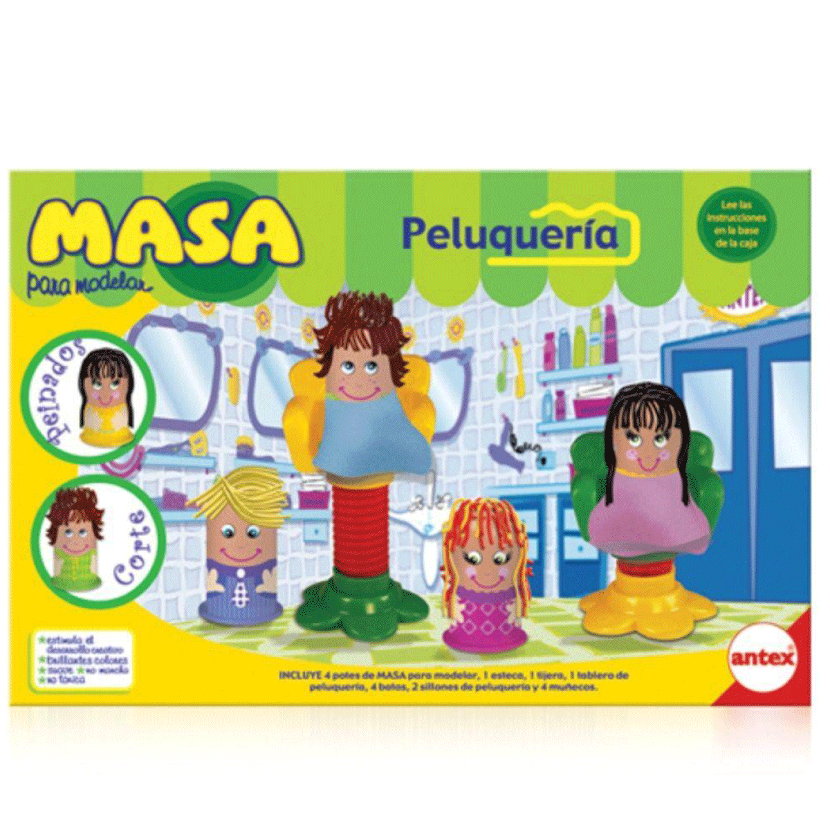 Set Juego De Masa Peluqueria Antex