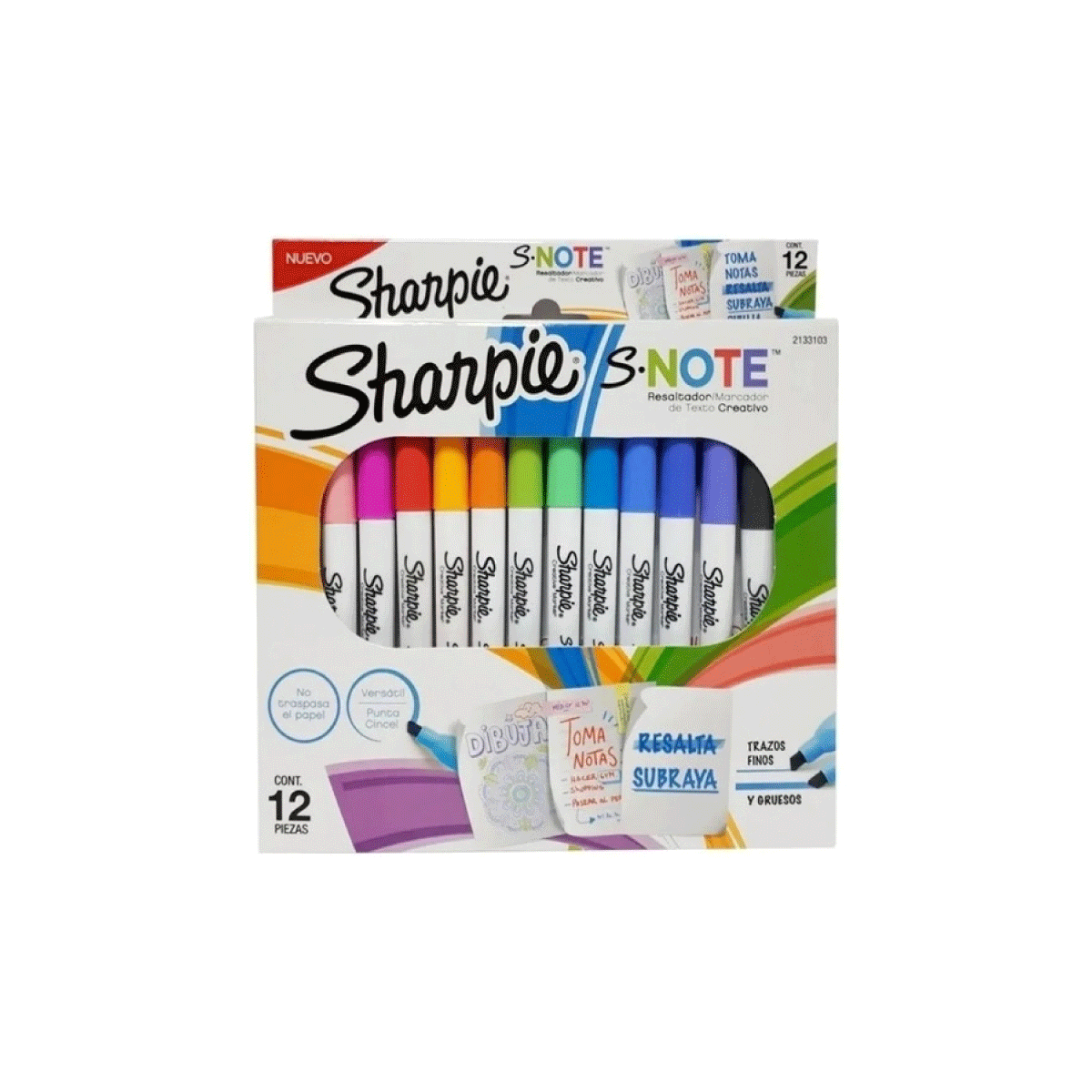 Marcadores Sharpie Note Al Agua X12