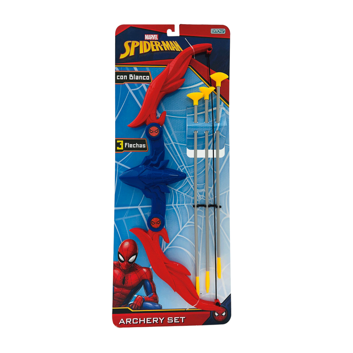Set Arco Flecha Y Blanco Spiderman Ditoys
