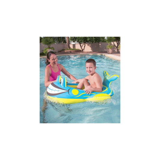 Bote Salvavidas Flotador Inflable Pez Con Sonrisa Bestway