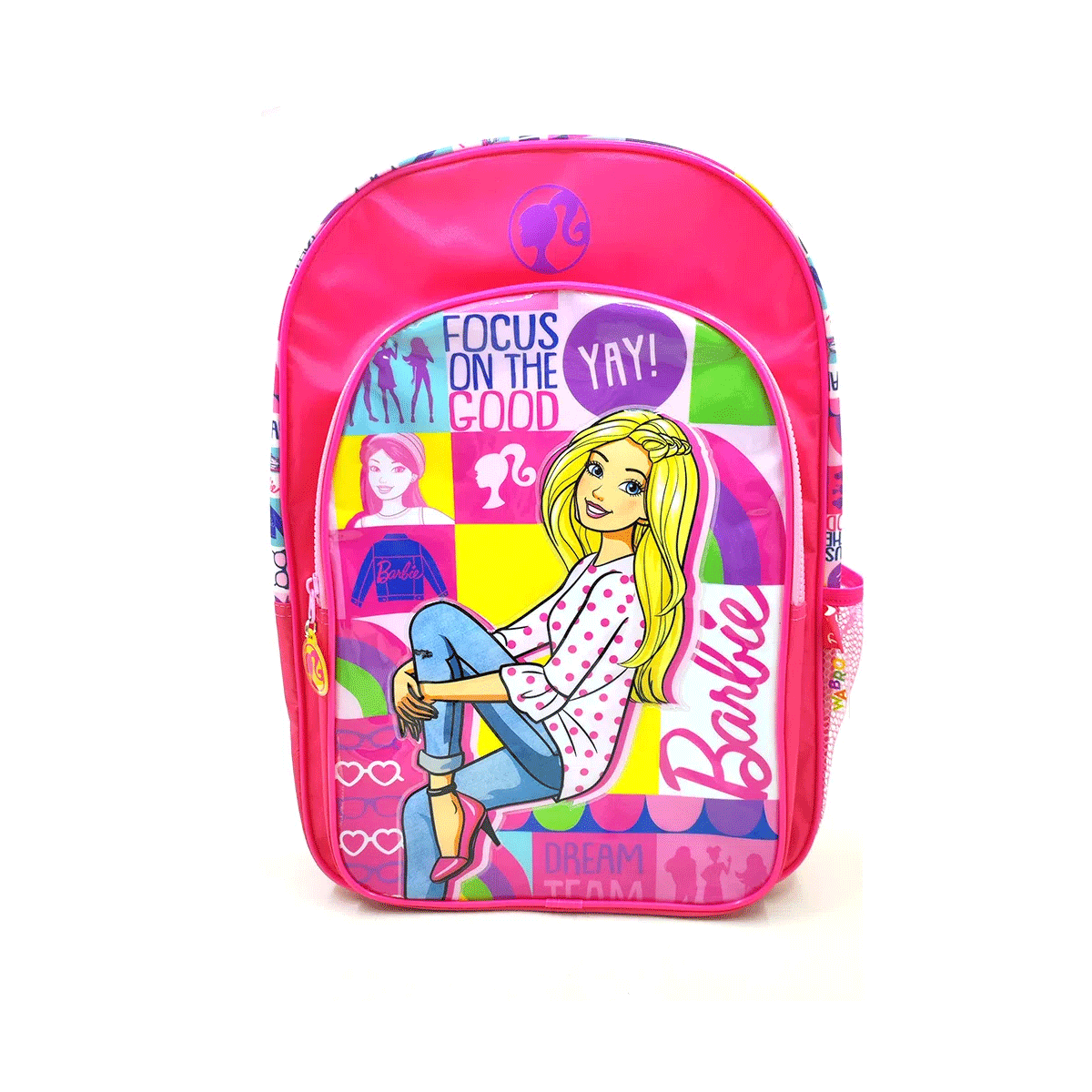 Mochila Barbie Focus On The Good Con Carro 16