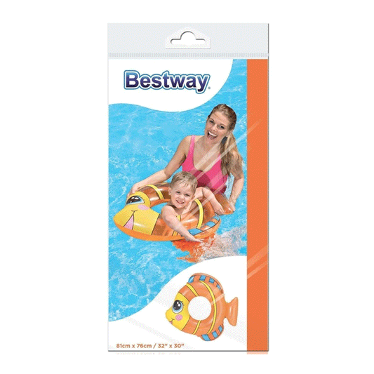 Flotador Inflable Salvavidas Pez Pescado Niños Bestway