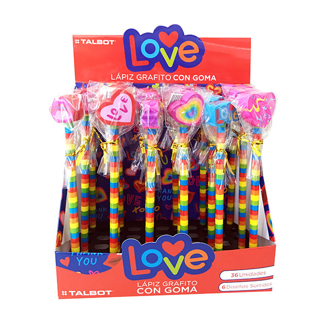 Lapiz con Goma Talbot Love