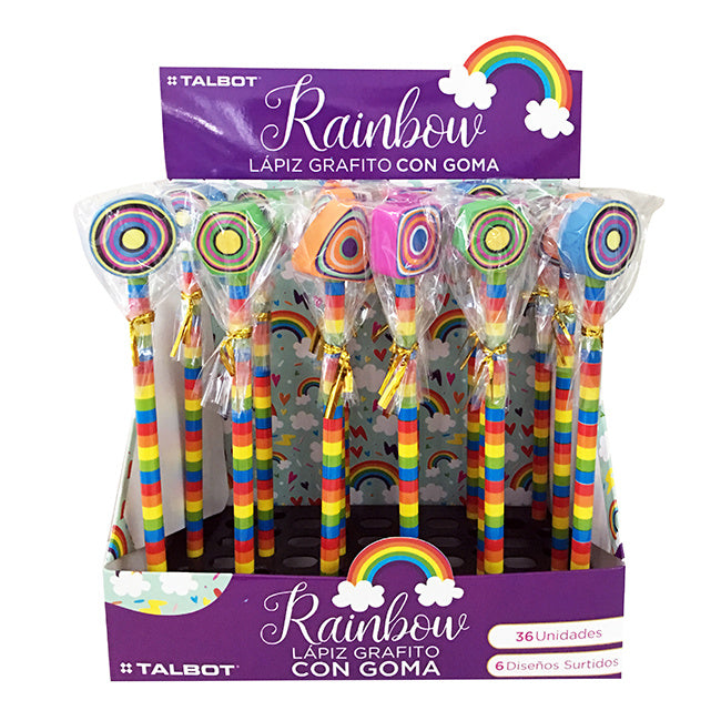 Lapiz con Goma Talbot Rainbow