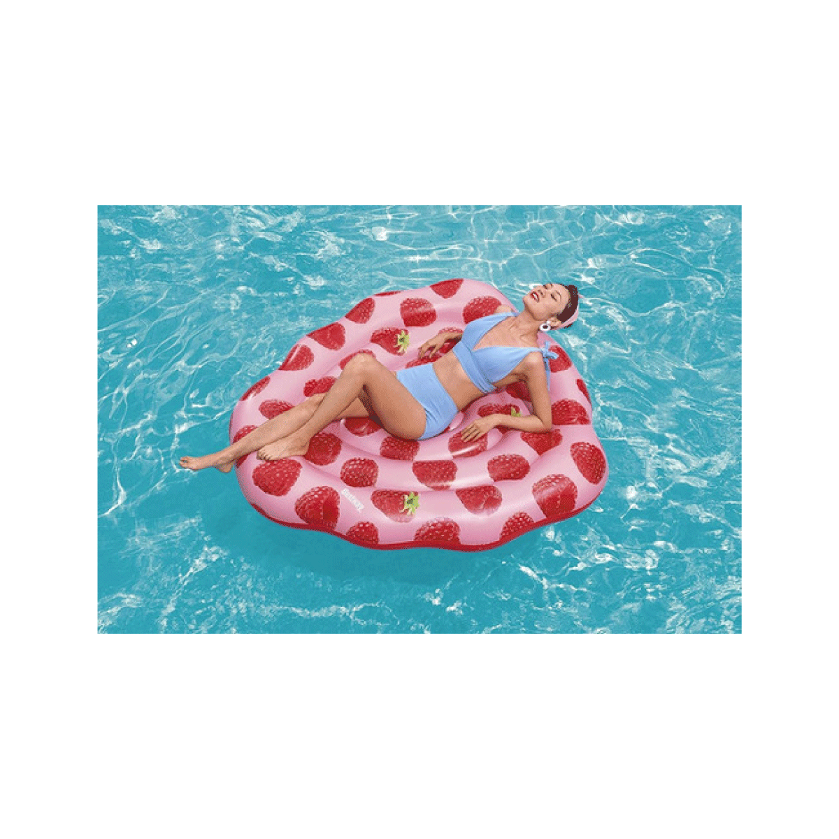 Inflable Isla Perfumada Frambuesa Bestway