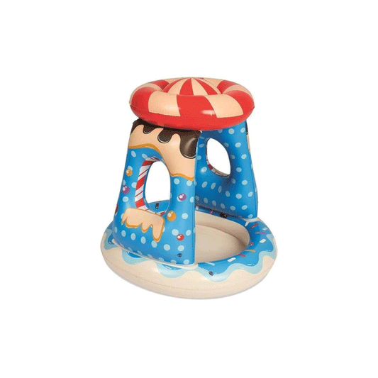 Pileta Inflable Candy Para Bebe Con Techo Bestway