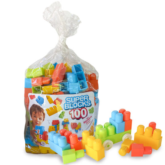 Bolso Blocks Duravit Didacticos 100 Piezas