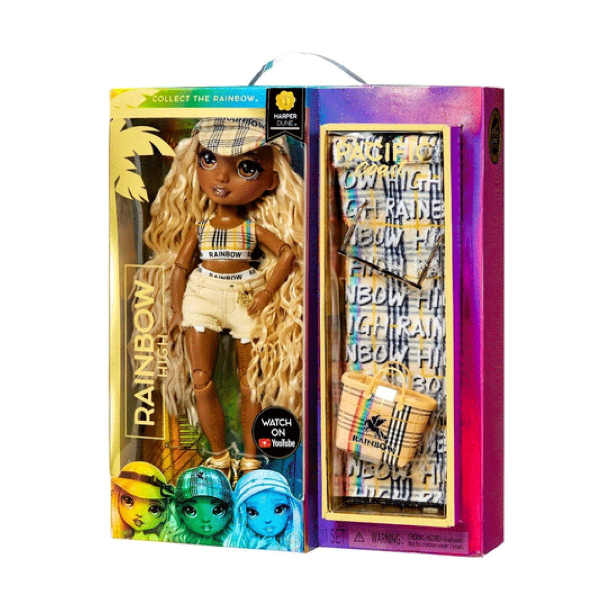 Muñeca Rainbow High P. Coast Harper Dune