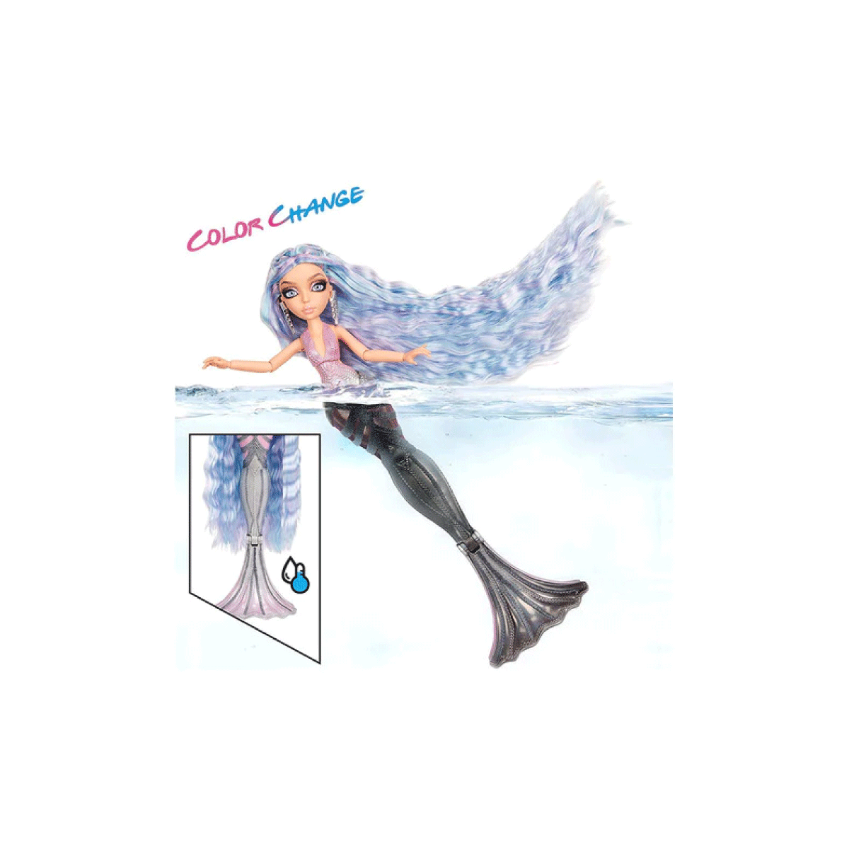 Muñeca Mermaze Mermaidz Orra Color Change Collector Wabro