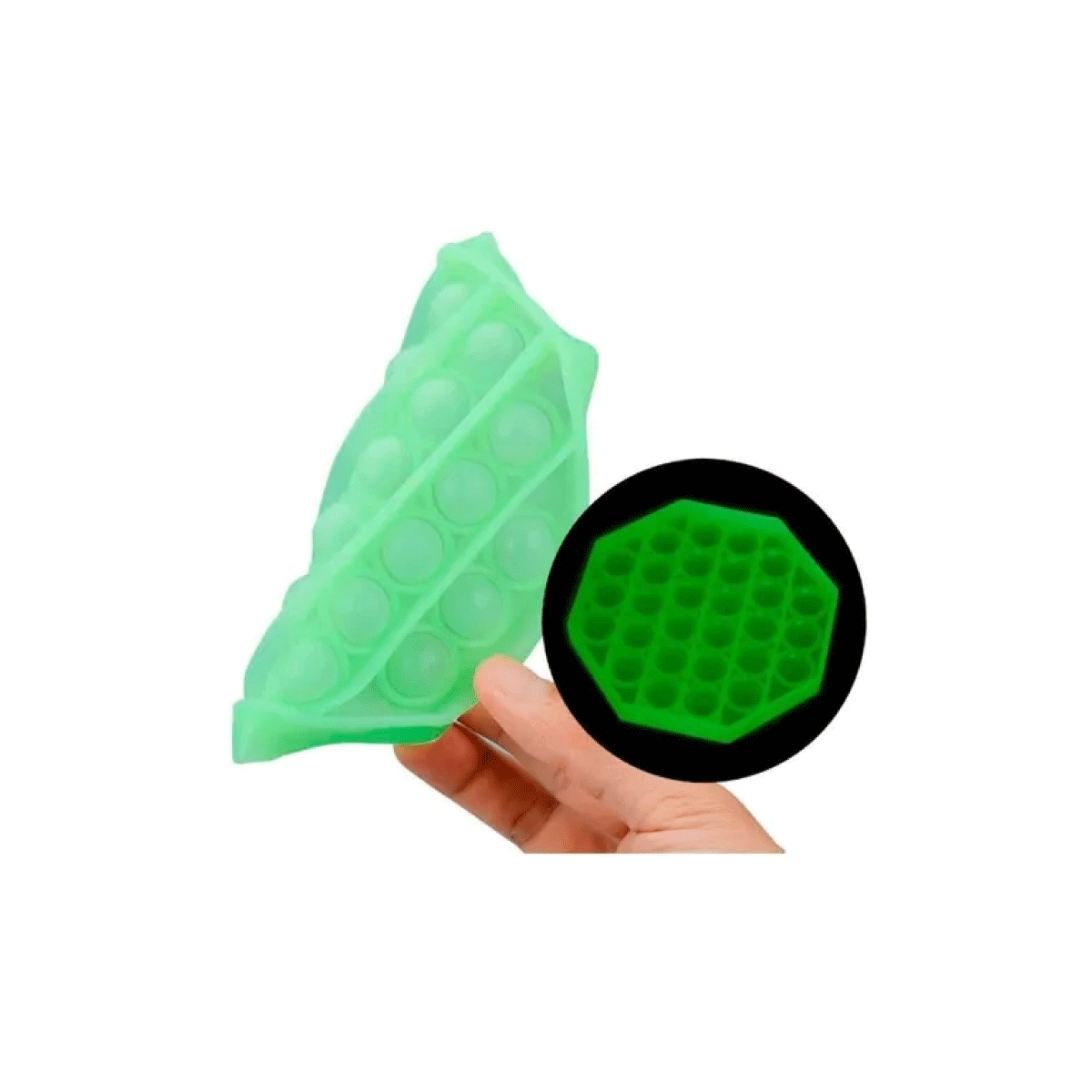 Pop It Juguete Antiestrés Sensorial Octógono Glow