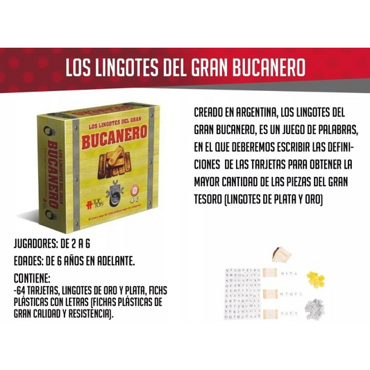 Juego de Mesa Los Lingotes Del Gran Bucanero Top Toys