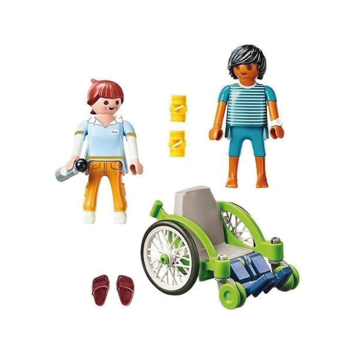 Paciente Playmobil con Silla de Ruedas