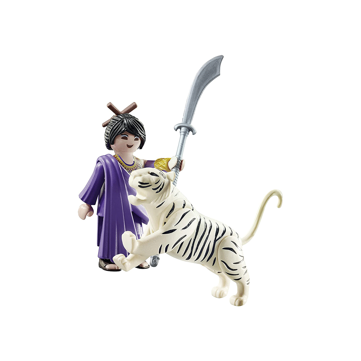 Playmobil Luchadora Asiática con Tigre