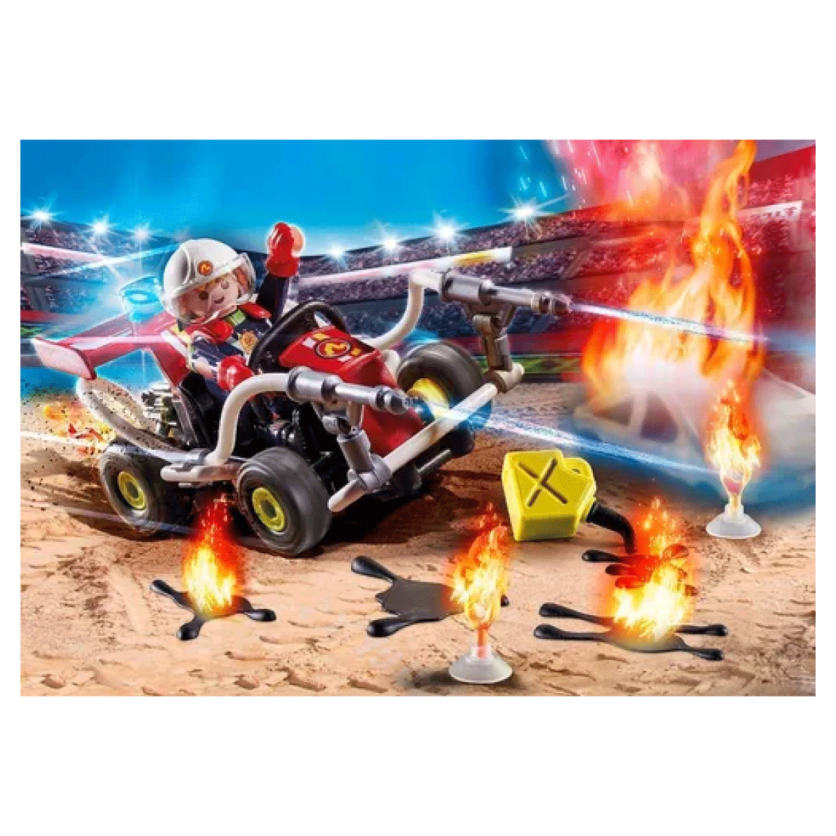 Playmobil Stunt Show Acrob. Cuatriciclo 70554 Pido Gancho