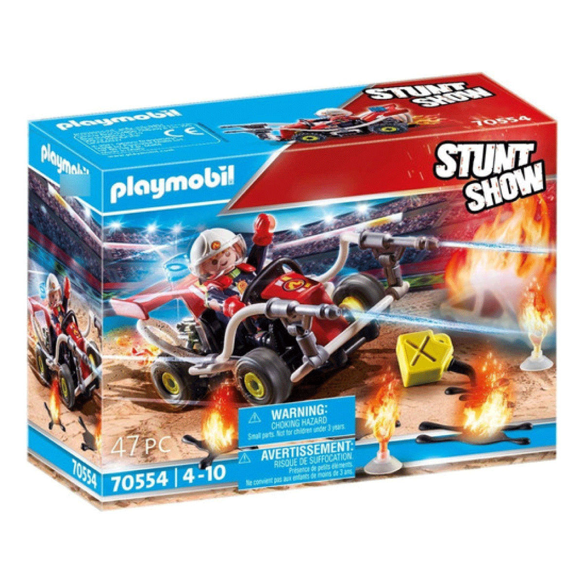 Playmobil Stunt Show Acrob. Cuatriciclo 70554 Pido Gancho