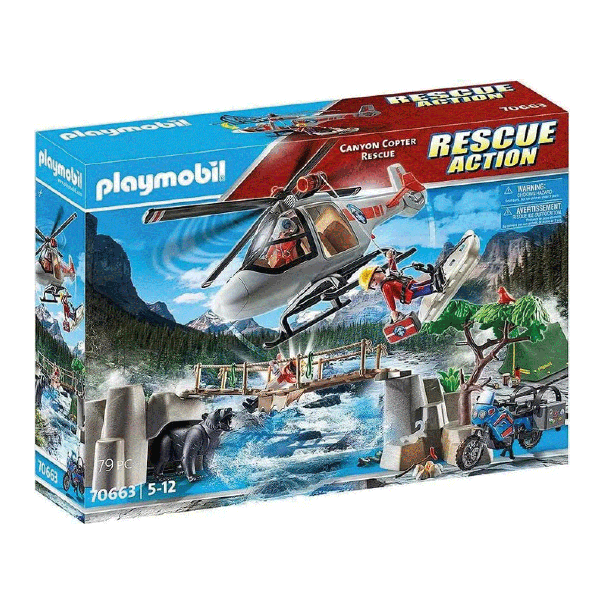 Operacion Transporte Aereo Playmobil Rescue Action
