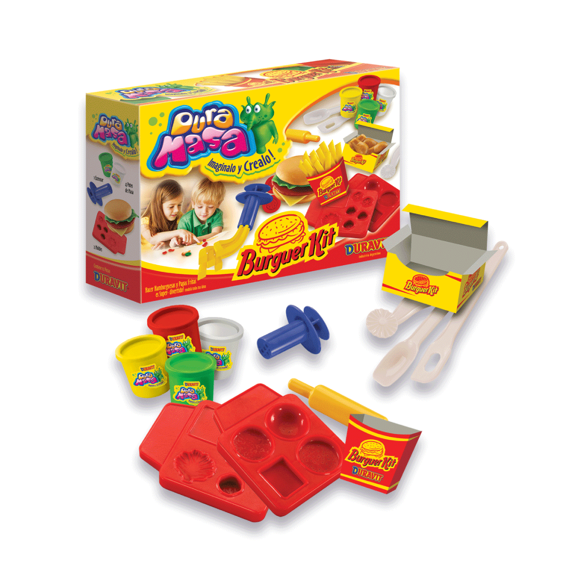 Juego De Masa Dura Masa Burguer Kit- Duravit