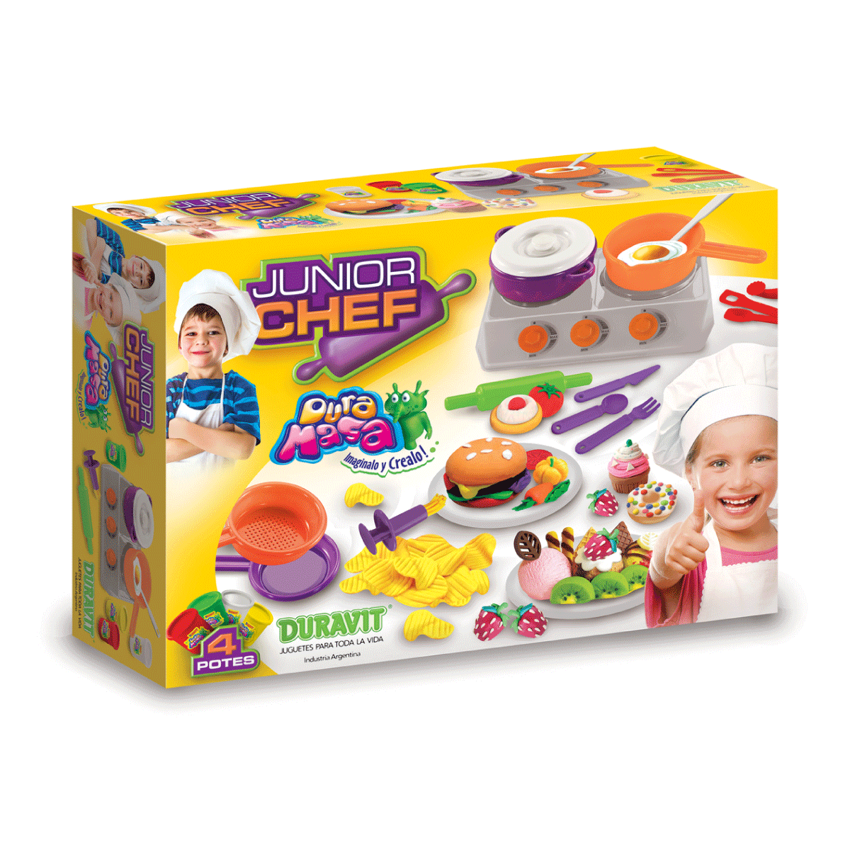 Juego De Masa Duravit Junior Chef Cocina Estrusor