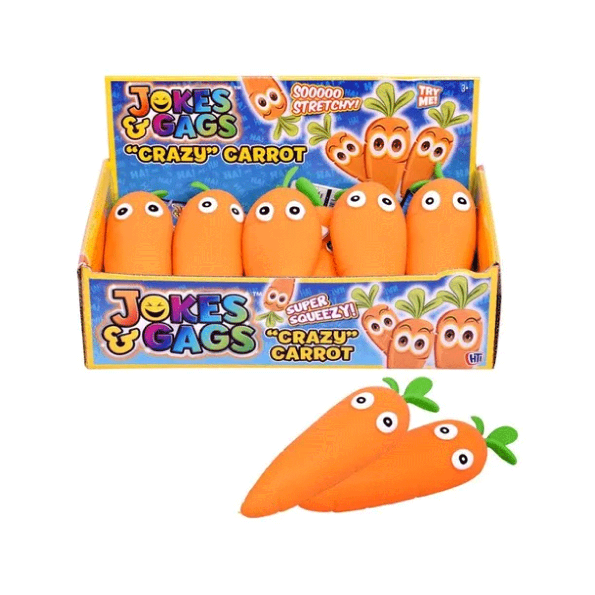 Zanahoria squishy pocket money